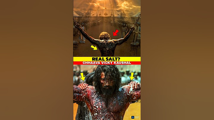 Vicky Kaushal used real Salt of Chhaava Movie?😰🔥 | #chhaava  #bollywood #vickykaushal