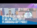 Duterte to give Hidilyn Diaz P3 million, house and lot in Zamboanga gov’t project