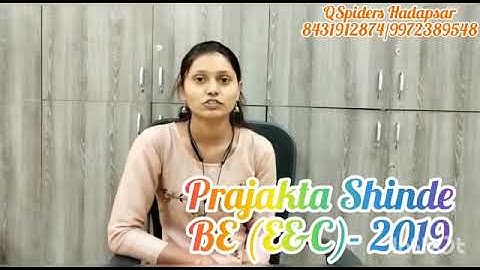 QSPIDERS/JSPIDERS HADAPSAR STUDENT GOT PLACED AS QUALITY ANALYST