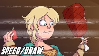 Speed/Draw: Astrid Before and After (1)
