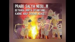 Ki Narto Sabdo - Ketika Prabu Salya Marah,maka seisi alam hening,diam,seolah takberani bicara...