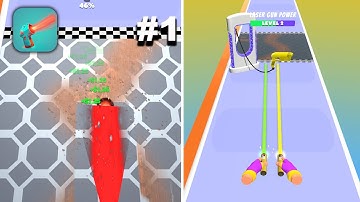 Laser Cleaning Run  - New Release - Hyper Hybrid Casual - Gameplay Walkthrough (iOS & Android)