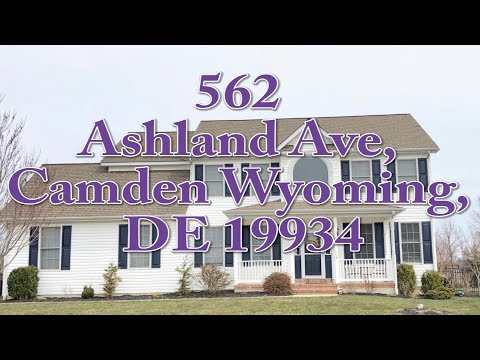 562 Ashland Ave, Camden Wyoming, DE home video tour