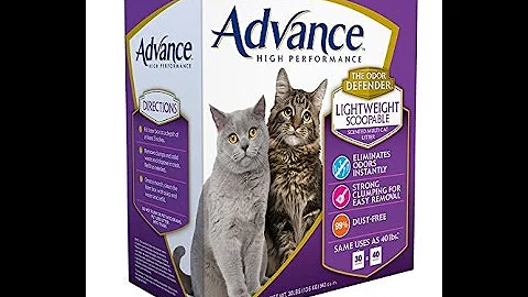 Advance Light Weight Cat Litter vs Heavy Normal Cat Litter