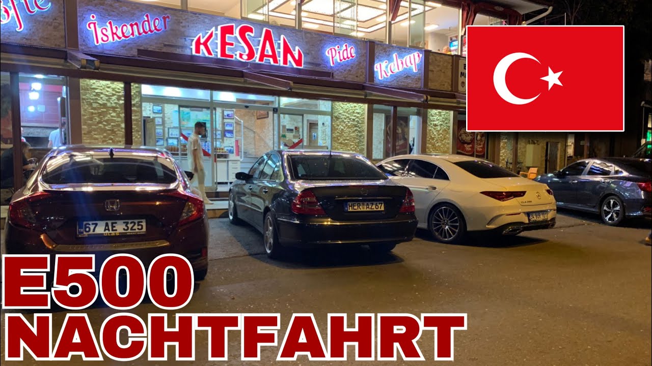 Mit dem E500 V8 | fahren wir in Zonguldak EREGLI