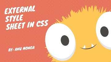 CSS External Style Sheet Theory in Hindi : By Anu Monga