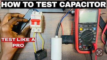 How to Test a Capacitor with a Multimeter | Step-by-Step Guide 🛠️@Mr.Electricdiy 