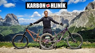 KARBON VS. HLINÍK: Srovnání jízdních dojmů na trailech!