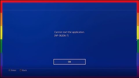 Cannot start the application (NP-36206-7) MODERNWARFARE
