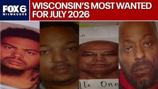 Wisconsin's Most Wanted for July 2026 | FOX6 News Milwaukee