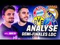 Bayern munich vs real madrid et dormtund vs psg  analyse demi finales ldc ft br10football