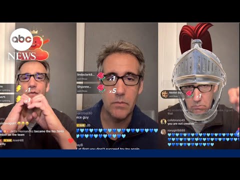 Michael Cohen cashing in on Trump trial with TikTok livestreams.