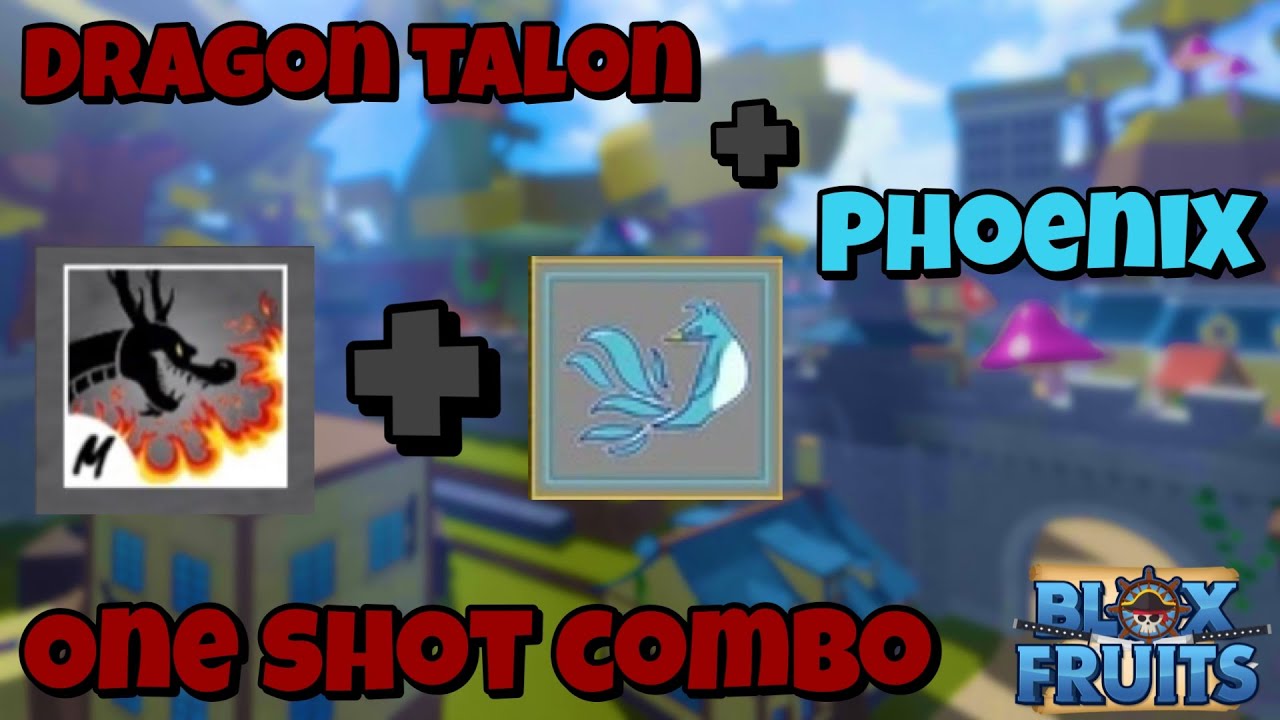 Phoenix + Talon Combo 17k DMG #bloxfruits #phoenix #combo