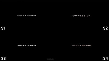 All Succession opening credits at the same time