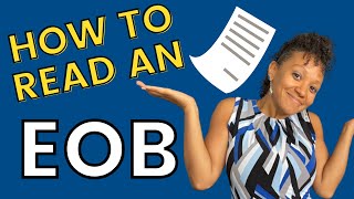 How to read an EOB | Medical Billers Edition Volume 1