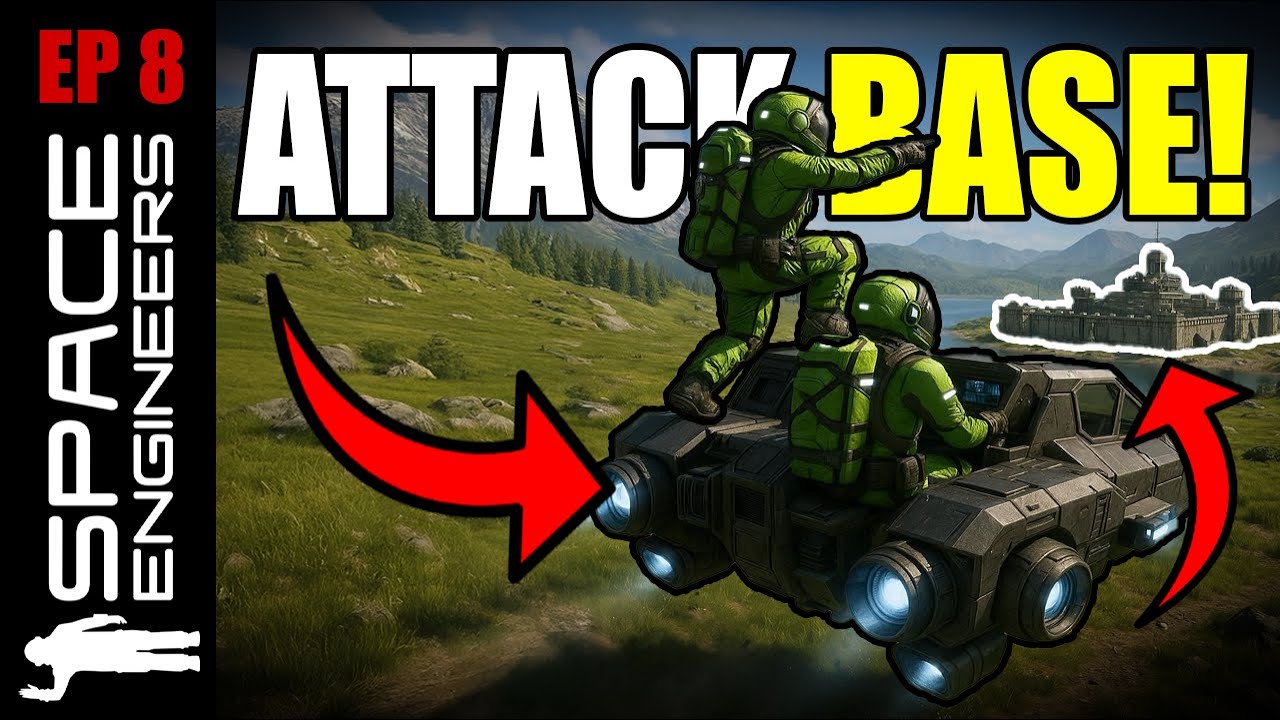 Space Engineers Survival (EP8) A FRIEND CRASH LANDED ON MY WORLD! [2025 ...