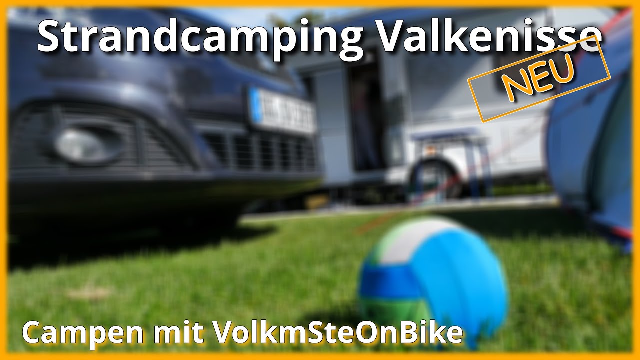 Campen mit VolkmSteOnBike: Strandcamping Valkenisse (Niederlande Zouteland Valkenisse 4K)