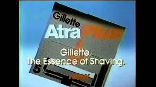 Celebrity 1986 Commercial: Gillette Atra Plus Profile
