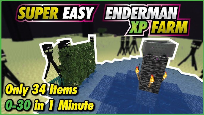 Enderman Farm with spawner, creation #14705