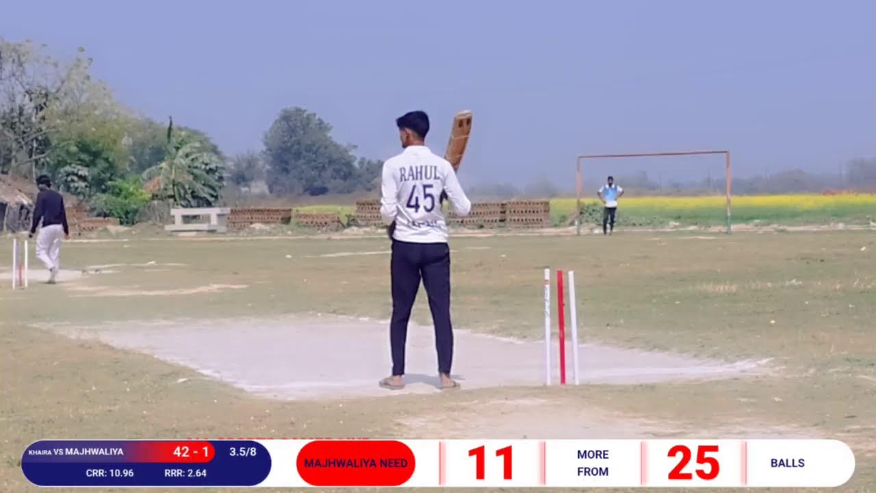 Lohgajar premier  leauge, Semi-final Khairati X1Vs Majhwaliya X1.