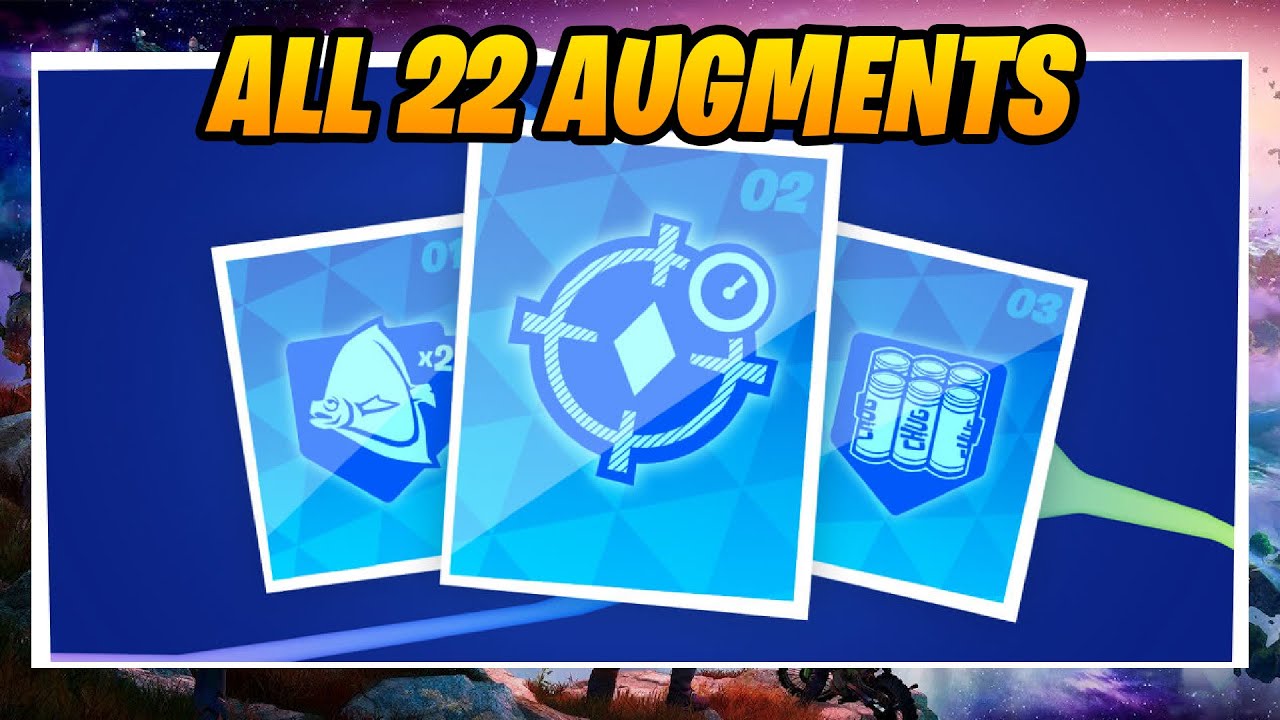 ALL 22 Augments/Perks EXPLAINED Fortnite Chapter 4 YouTube