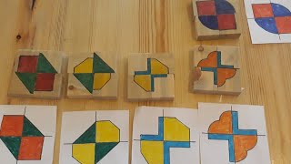 مونتسوري..كيفية صنع puzzle  سهلة تعلم الطفل التركيز