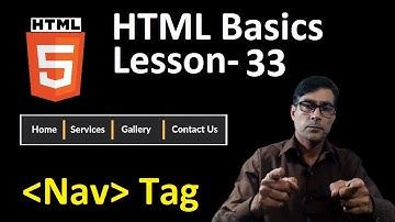 Nav tag in html in hindi | HTML basics lesson-33 | learn html for beginners in hindi