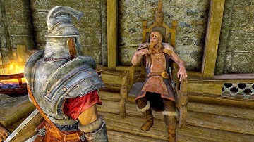 Visit Cloud District first time as messenger of General Tullius. Skyrim Anniversary Edition