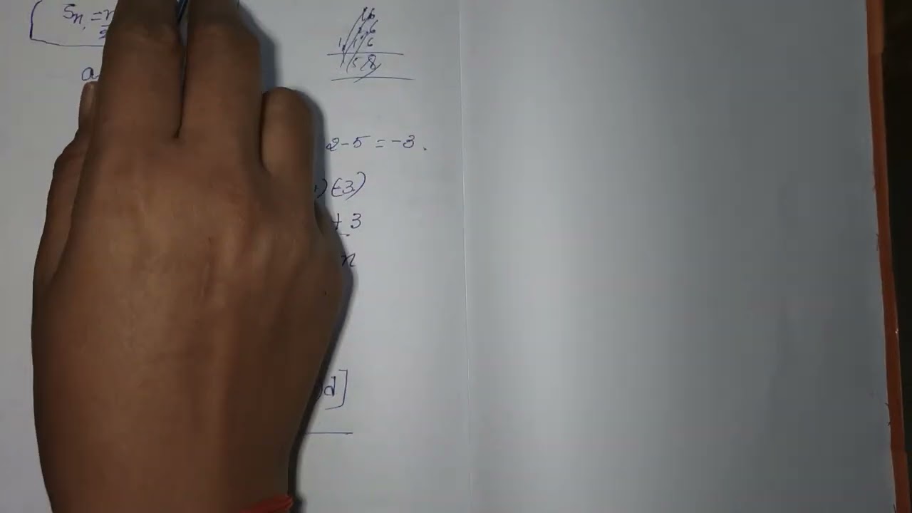 Finding the Sum of n terms...