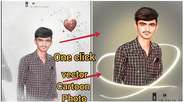 Vector Cartoon Editing Only 1 click And Pic Ready // Photo Lab Secret Tricks