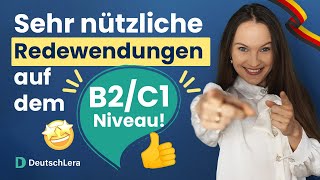 Redewendungen B2/C1, die du im Alltag und in der Prüfung benutzen kannst I Deutsch lernen b2, c1