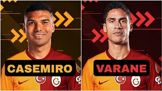 Transfer Haberleri 2024 🔥 Casemiro Galatasaray - Varane Galatasaray - Tüm Gelişmeler