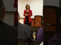 Speaking at a Newport News Townhall