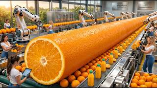Inside a Modern Orange Juice Factory | Complete Production Process Explained