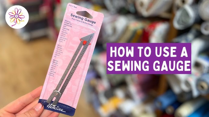 Sewing Gauge Ruler - Slide Adjustment