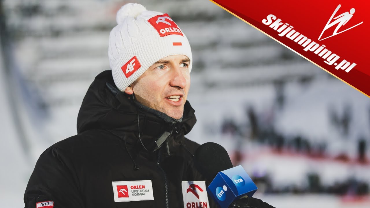 Trener TOPÓR po niedzielnych zawodach w Sapporo