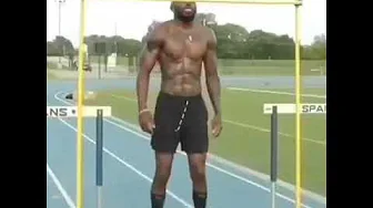 LeBron jumps over high jump bar like it's a hurdle 😮