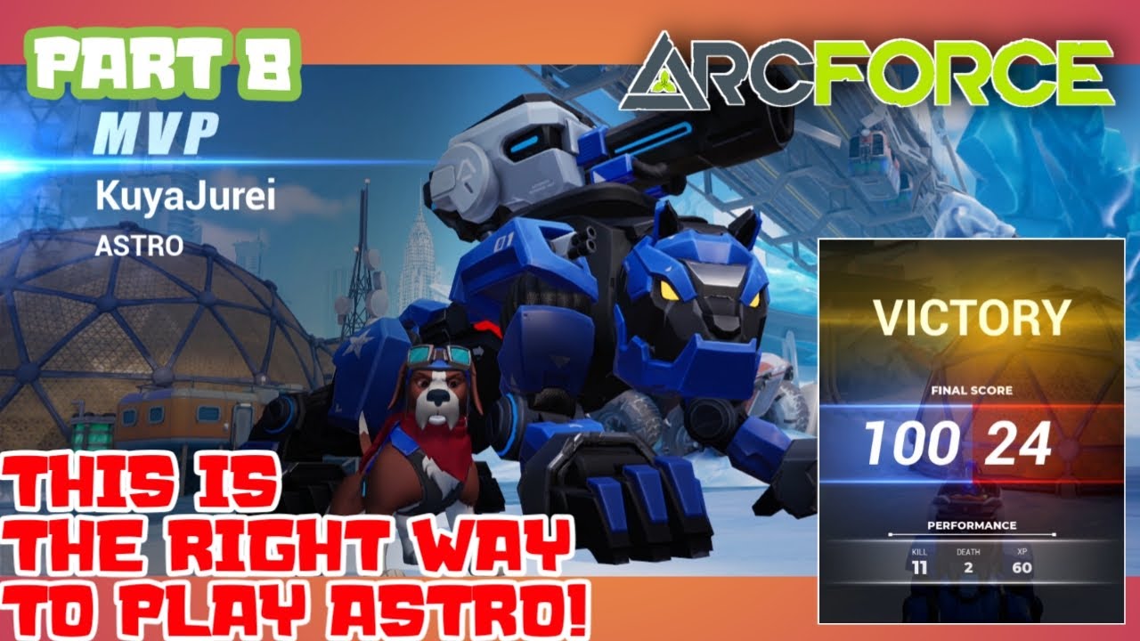ARCFORCE Gameplay Part 8 - ASTRO: Team Deathmatch & Hardpoint (Android & IOS)