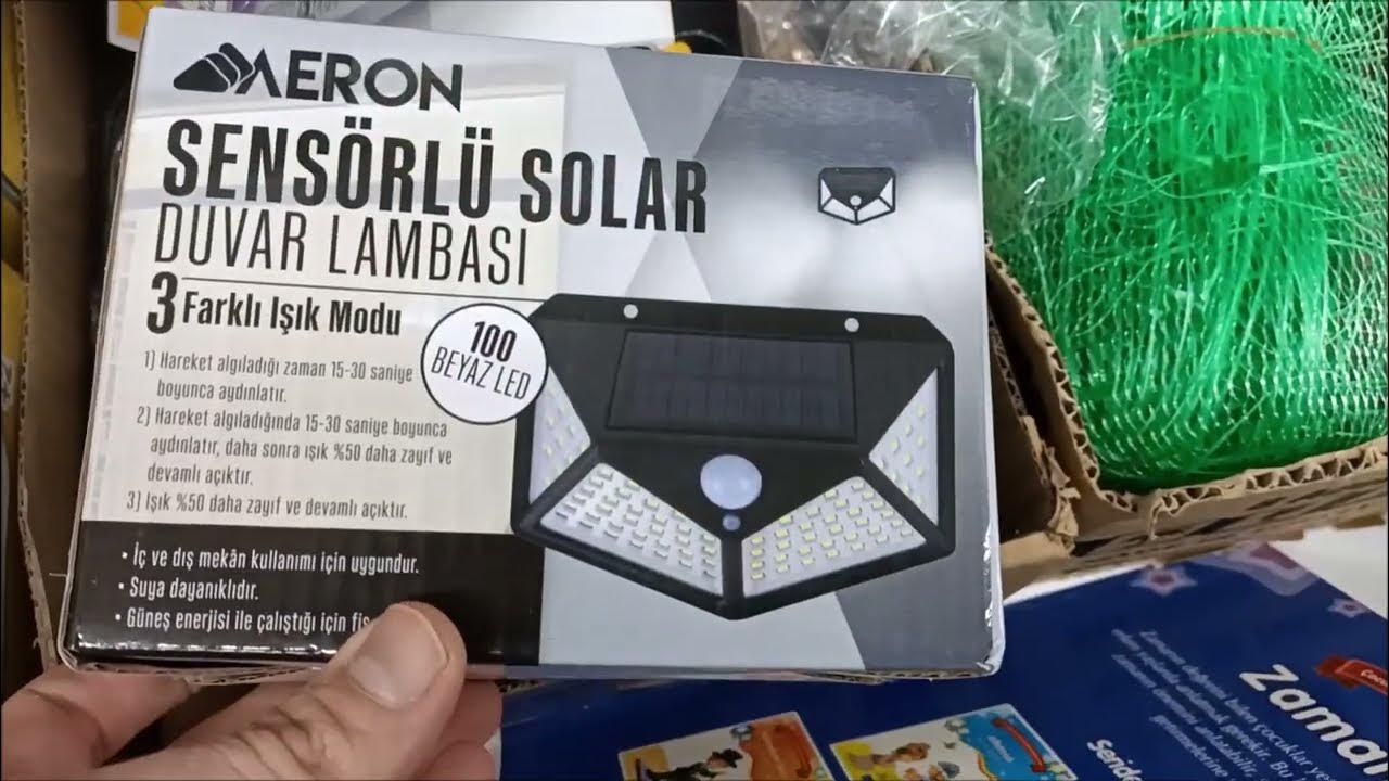 Bim Sensörlü Solar Duvar Lambası Tanıtımı.100 TL BİMDEN YouTube Bim Sensörlü Solar Duvar Lambası Tanıtımı.100 TL BİMDEN YouTube