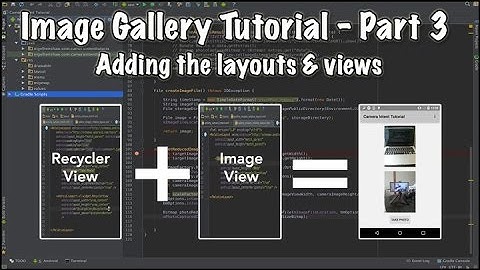 How to create an android gallery app using RecyclerView - Part 3