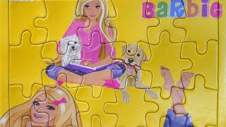 BARBIE PUZZLE | ASSEMBLING PUZZLE | MENYUSUN PUZZLE BARBIE screenshot 5