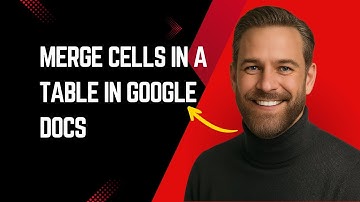 How To Merge Cells In A Table In Google Docs