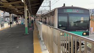 JR常磐緩行線E233系2000番台東マト14編成 新松戸駅発車