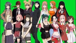 MENTAHN GREEN SCREEN ANIME HD VIRAL WAIFU (CEWEK) VIRAL PART 2