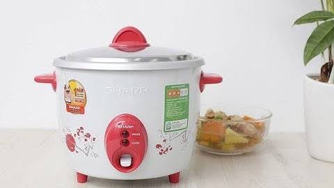 Nồi cơm điện nắp rời Sharp KSH-D18V - Hàng chính hãng