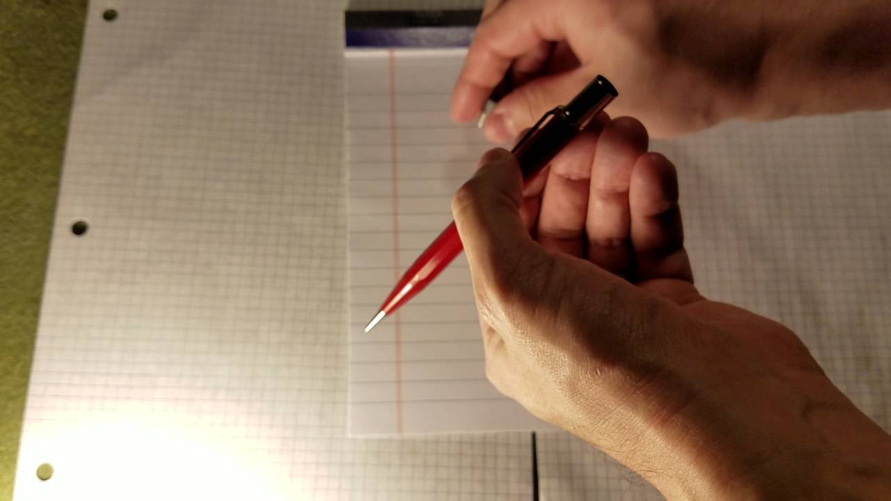 Autopoint AllAmerican "Jumbo" Mechanical Pencil Review YouTube
