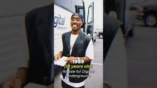 TUPAC's evolution Rest in peace 🕊️🕊️✌🏻✌🏻#2pac #hiphop #shorts #subscribe