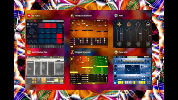 PURE ACID - Midi Out - Bass Synth & Drums - with SynthMaster One - Reggae Drummer & More - IPad Live