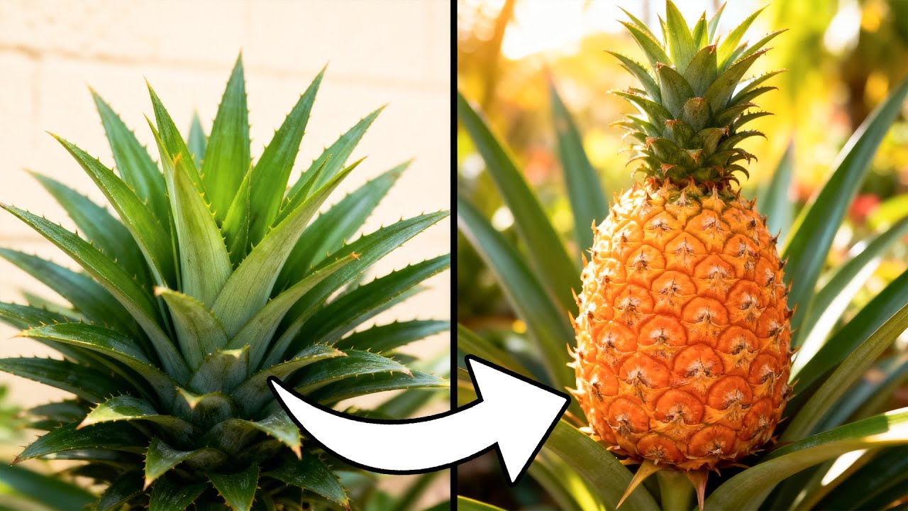 Grow Tons of Pineapples, Not Leaves — Do This to Instantly 5x Yield!