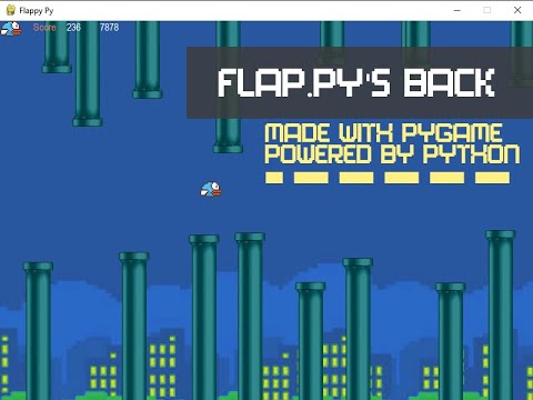 How to make Flappy bird in Python version 2021 (preview)